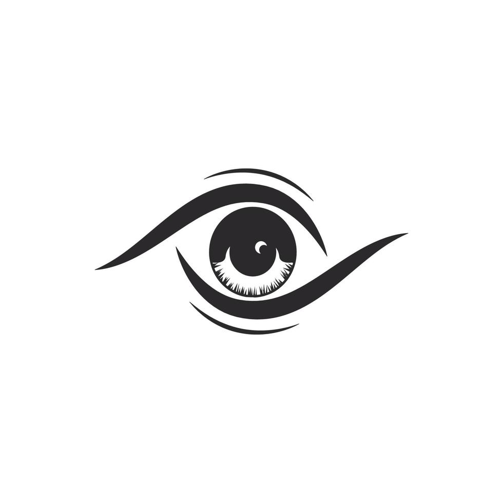 oog logo pictogram ontwerp vector