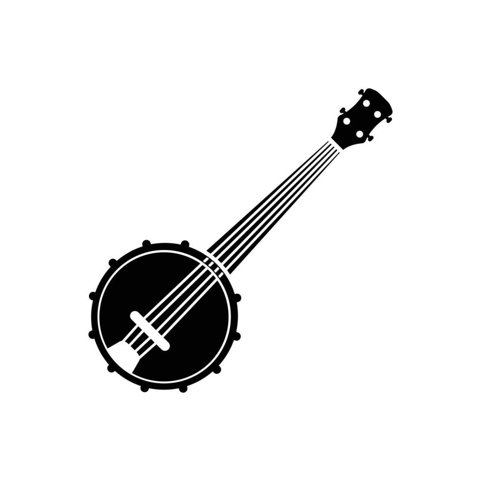 banjo logo pictogram ontwerp sjabloon vector