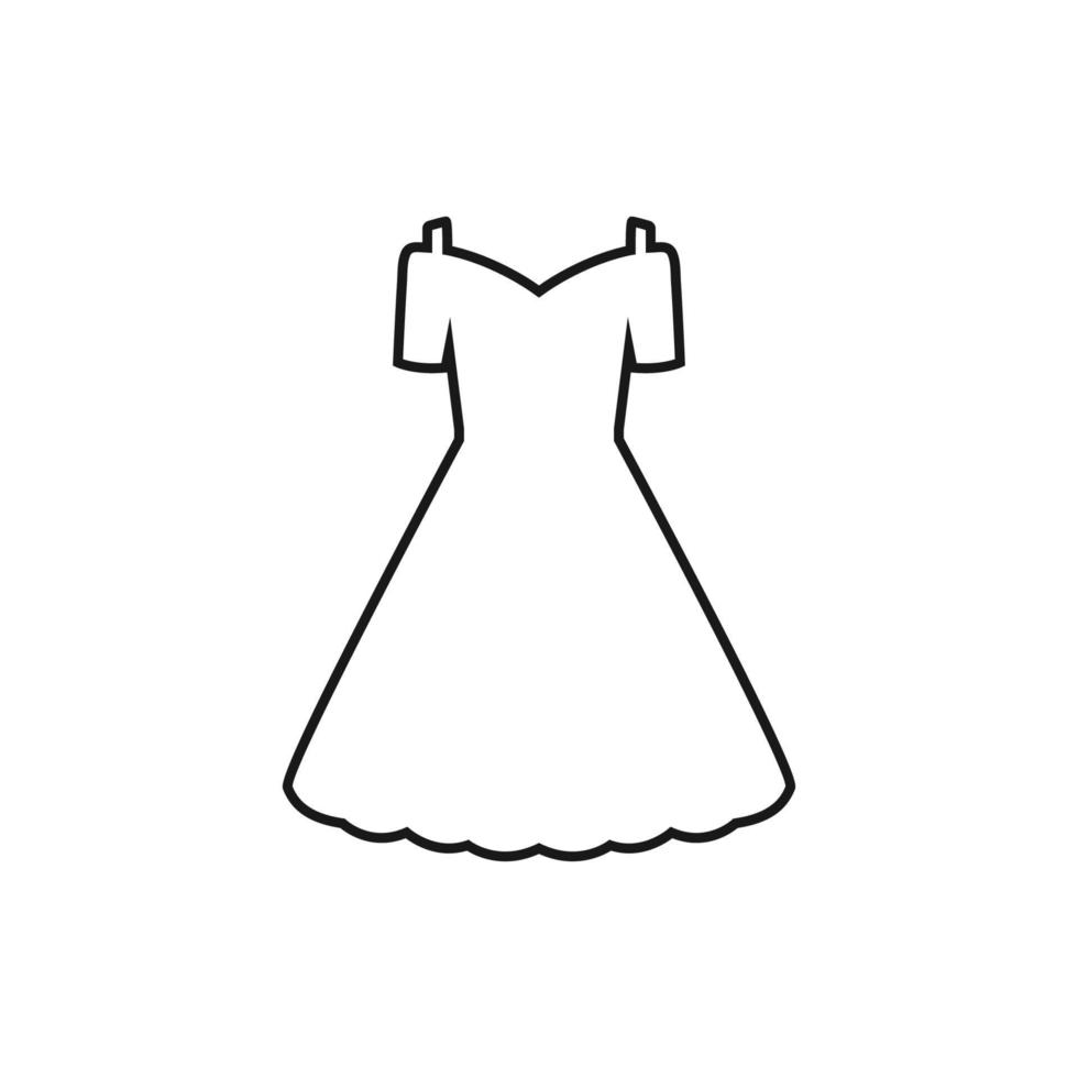 jurk pictogram ontwerp sjabloon vector