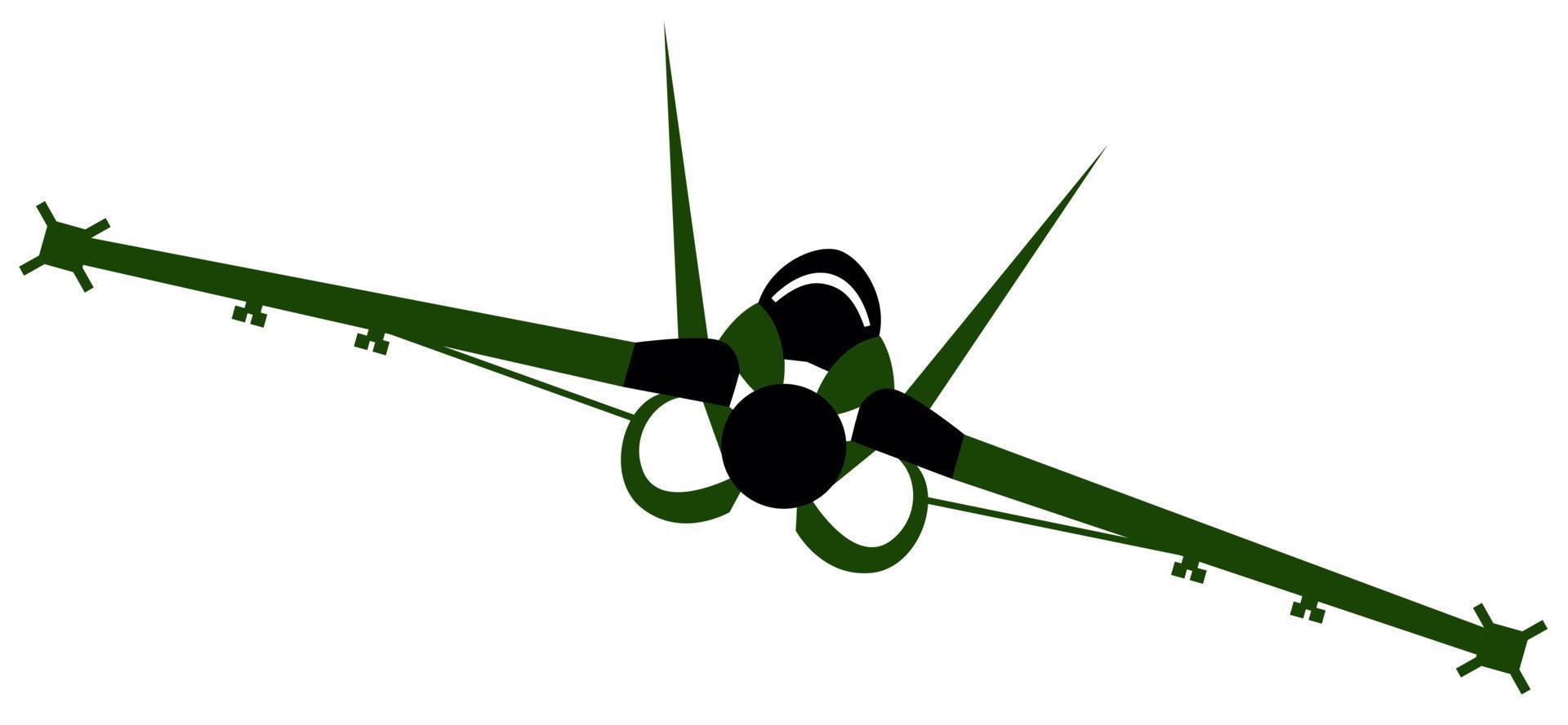 f18 straalvliegtuig illustratie vector