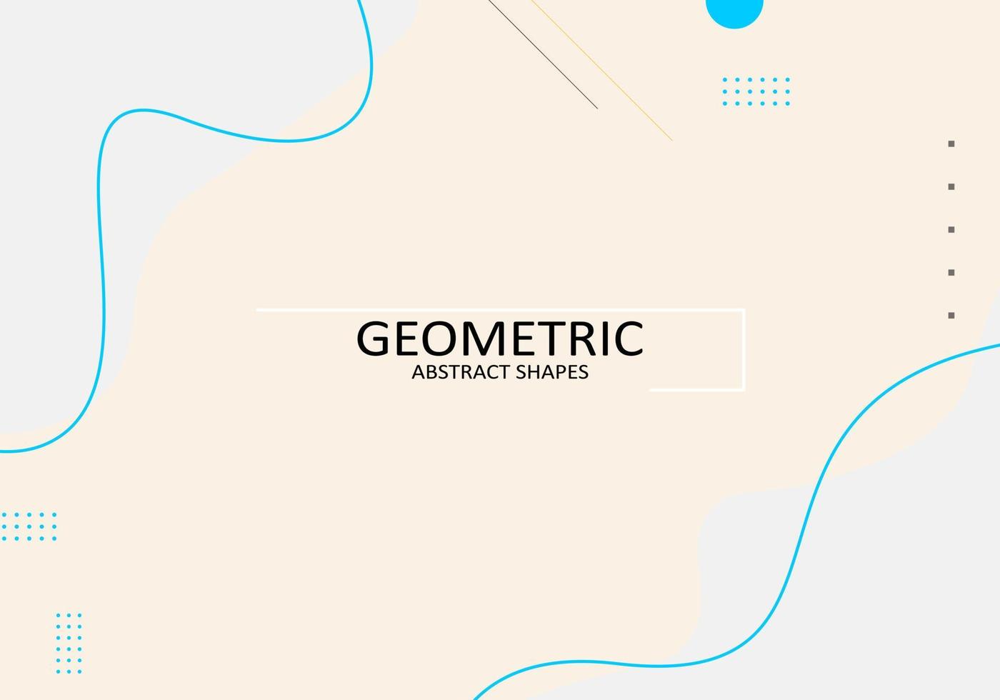 Memphis geometrische achtergrond met abstracte vormen vector