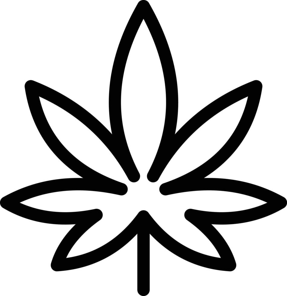 marihuana vectorillustratie op een background.premium kwaliteit symbolen.vector pictogrammen voor concept en grafisch ontwerp. vector