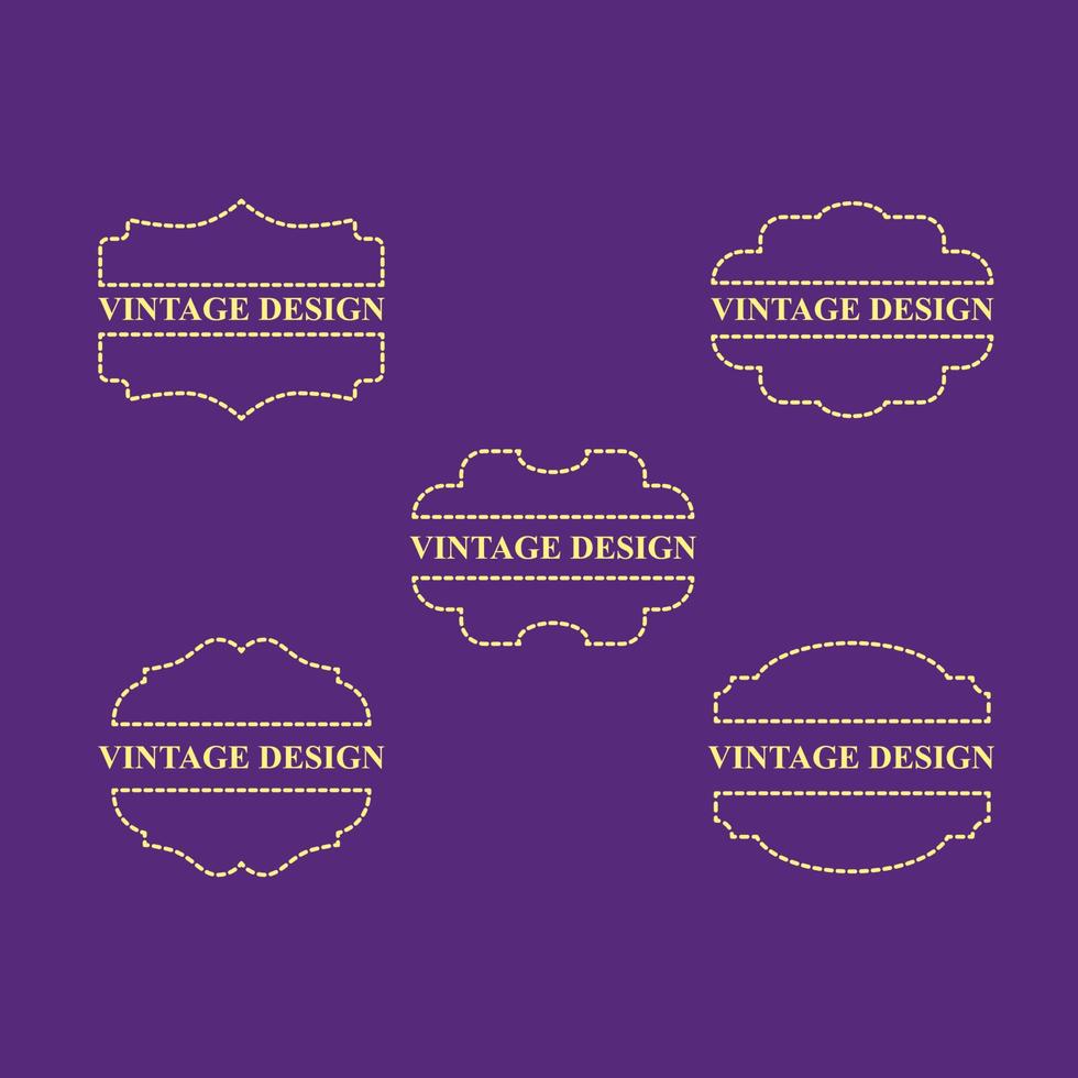 vintage designlabel voor premium product vector