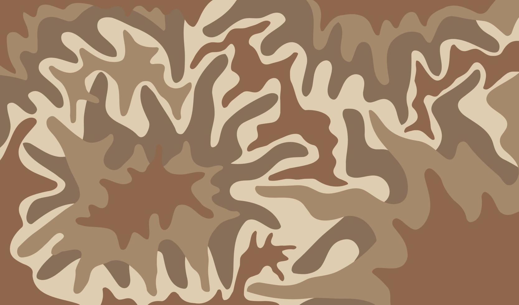 abstract camouflage bruin woestijnzand rotspatroon soldaat brede achtergrond vector