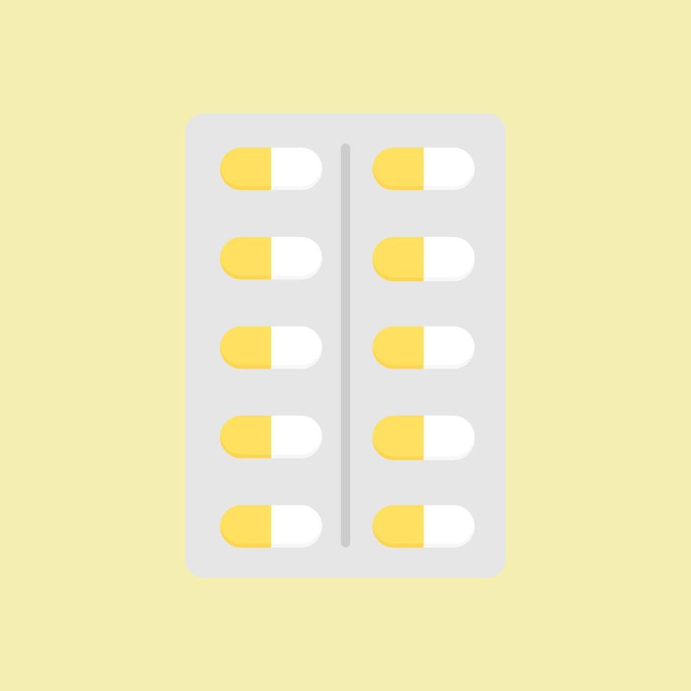 verpakkingen voor medicijnen, pijnstillers, antibiotica, vitamines en aspirinetabletten. set van witte blaren realistische pictogrammen met capsules. vectorillustraties van pack geïsoleerd op background vector