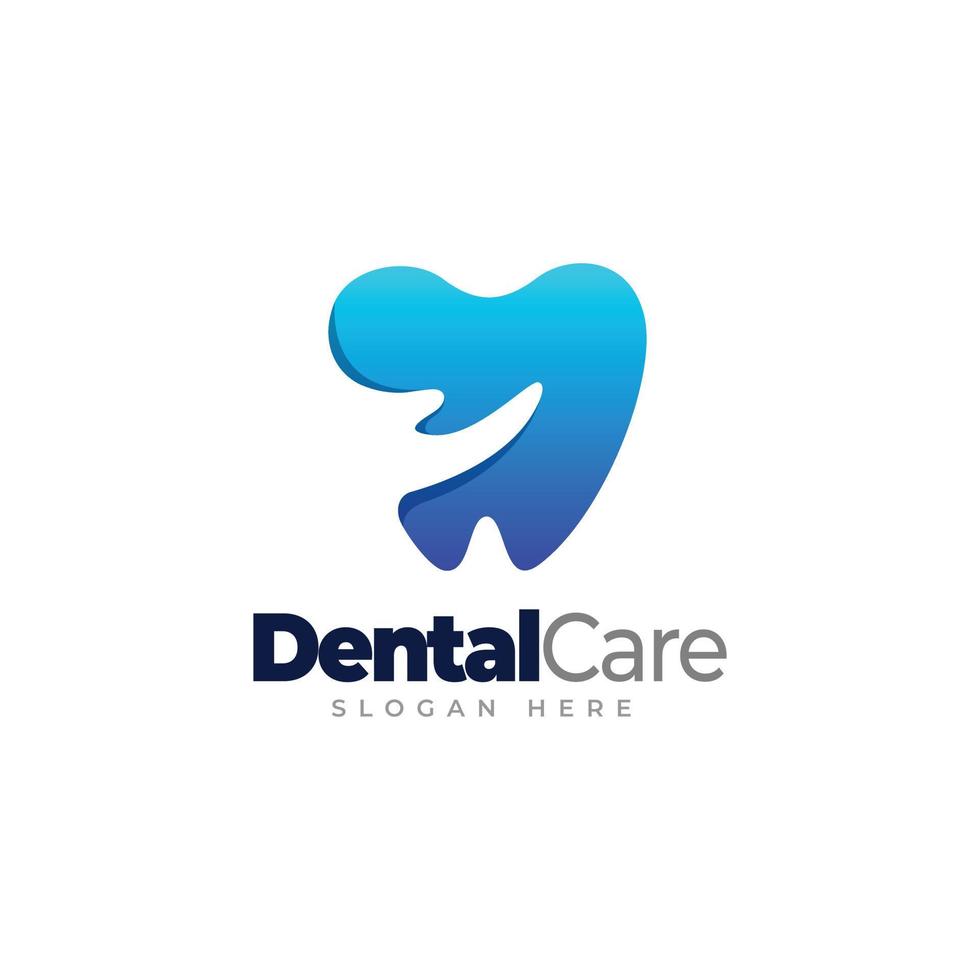 logo sjabloon voor tandheelkundige zorg vector