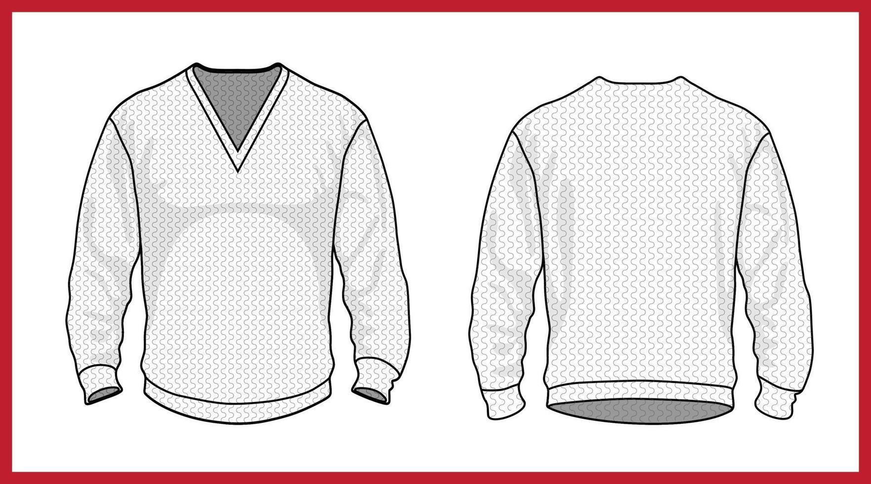 collectie jersey trui pullover. vrijetijdskleding. vectorillustraties vector