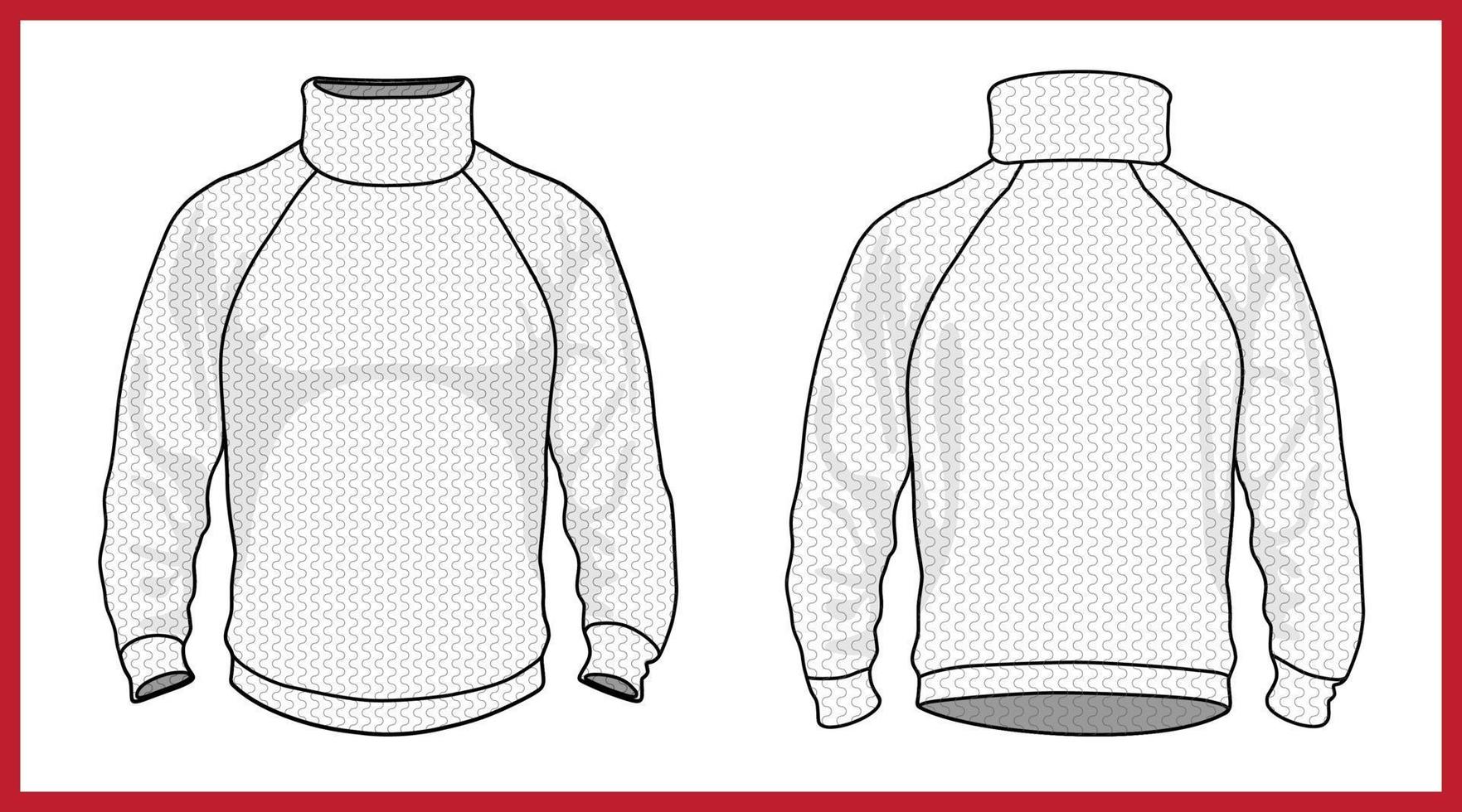 collectie jersey trui pullover. vrijetijdskleding. vectorillustraties vector