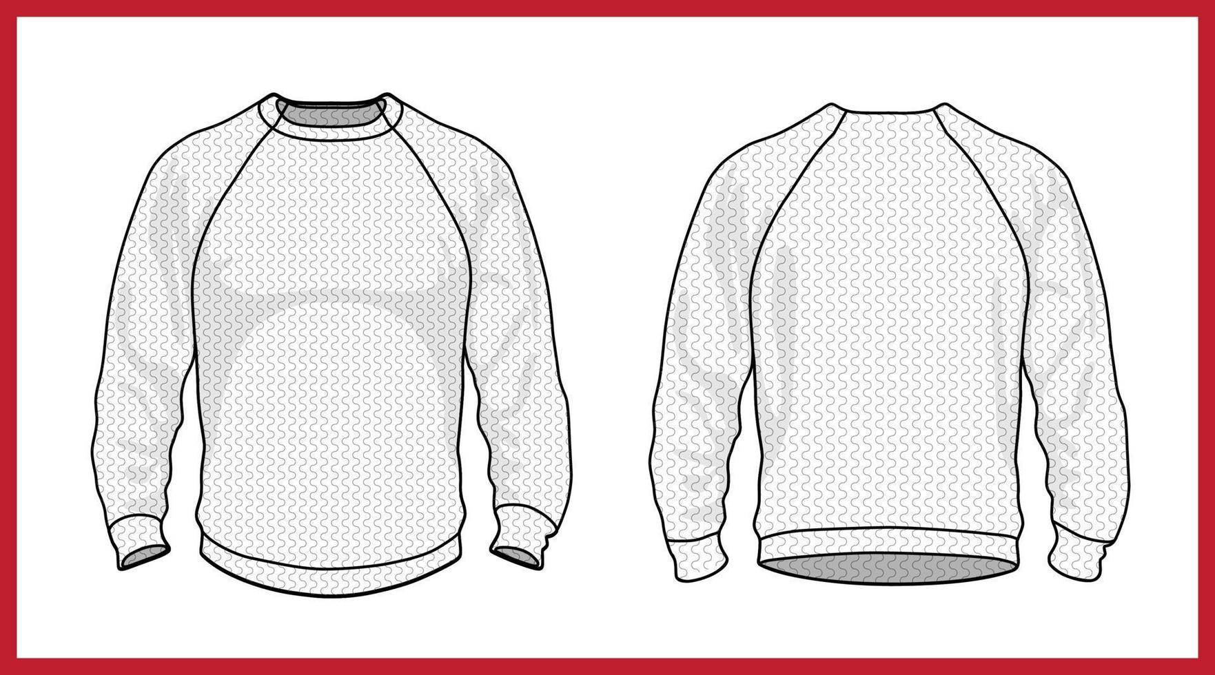 collectie jersey trui pullover. vrijetijdskleding. vectorillustraties vector