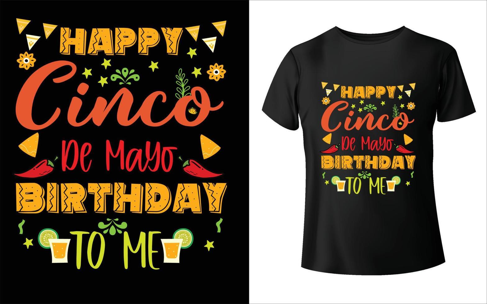 cinco de mayo t-shirt ontwerp vector kunst cinco de mayo vector