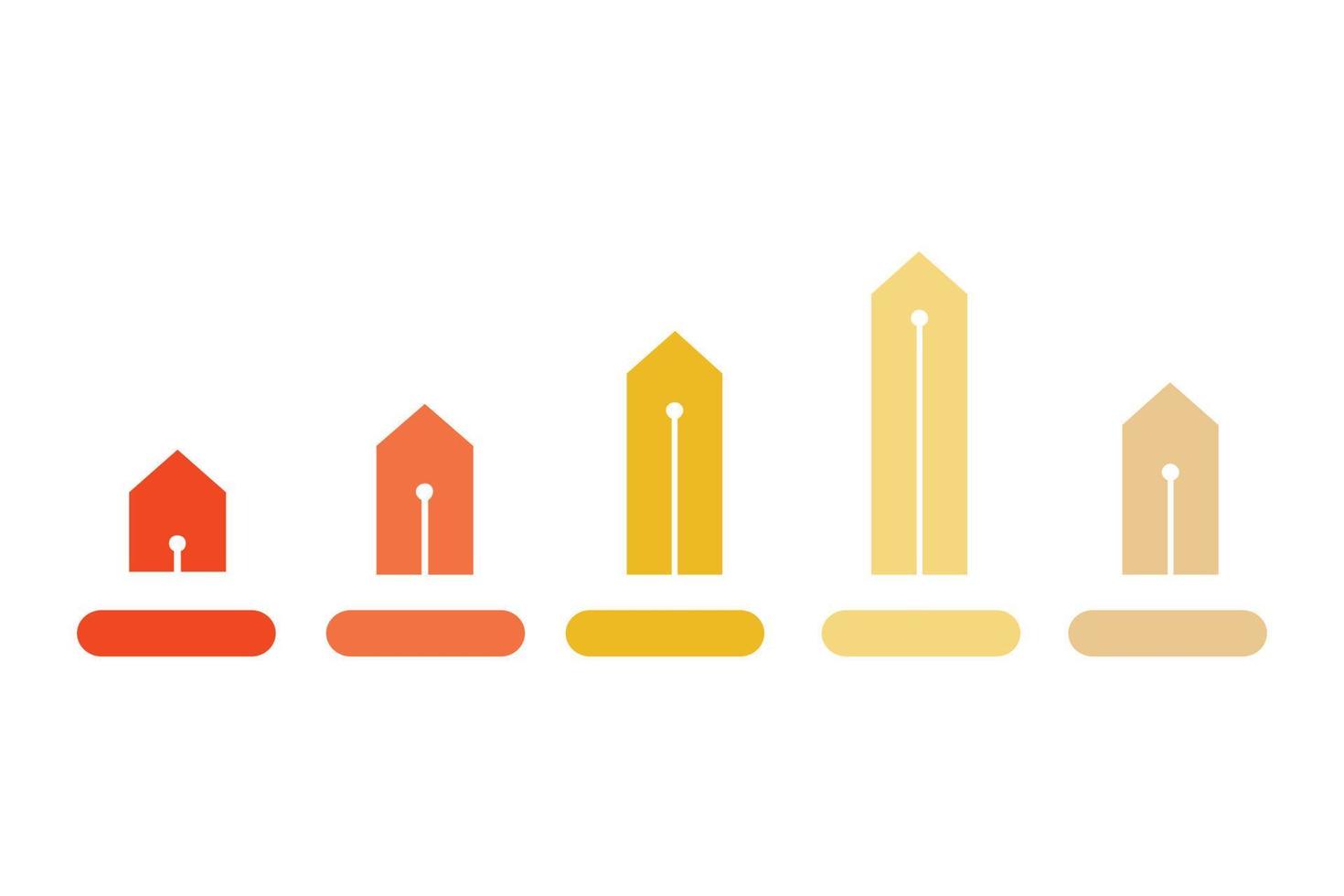 vlak begrotingsrapport. illustratie van infographic bedrijfs-, grafiek- en diagramplanning vector