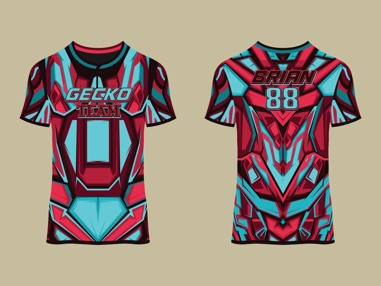 gaming jersey club abstract vector ontwerp