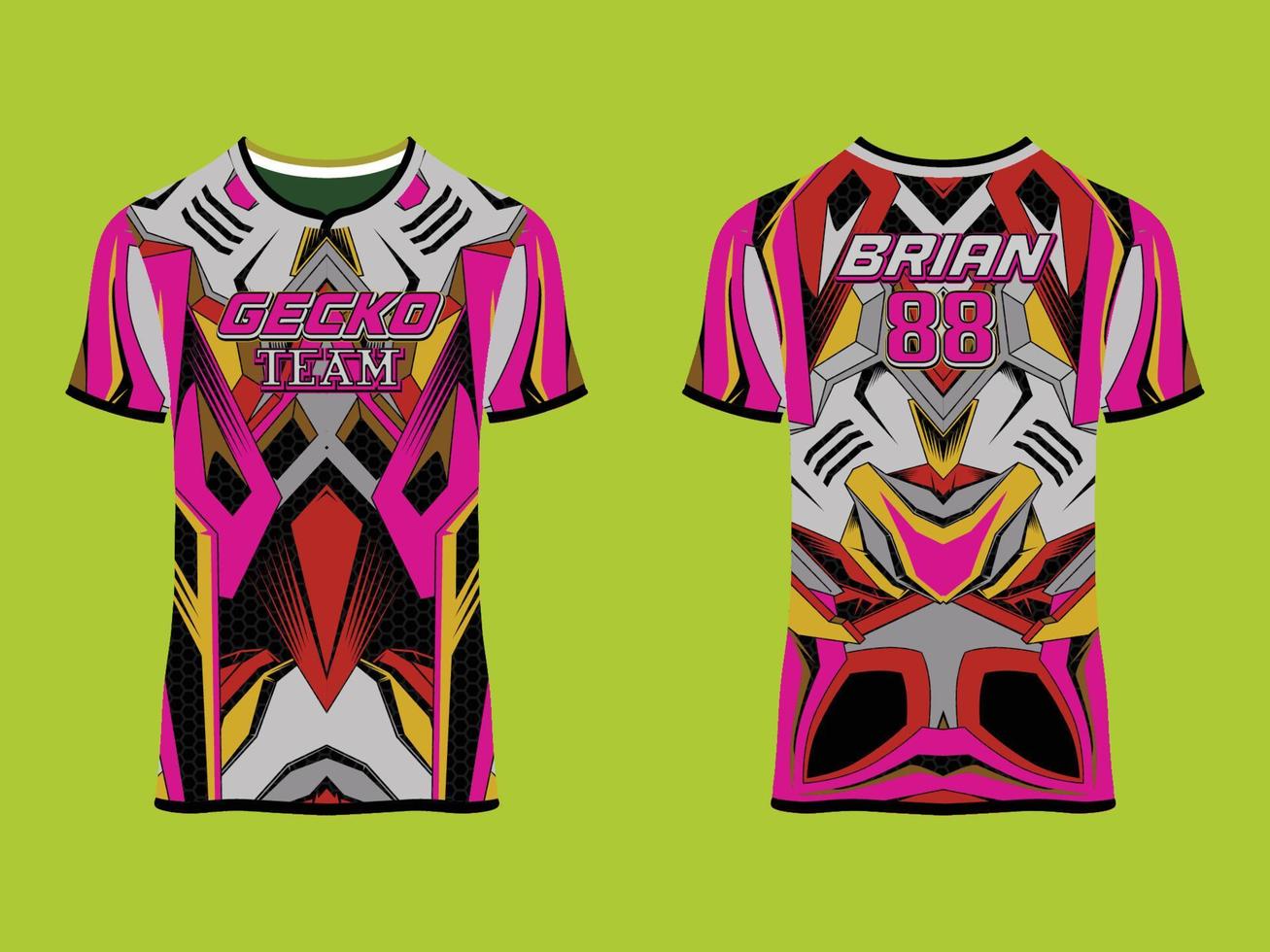 gaming jersey club abstract vector ontwerp