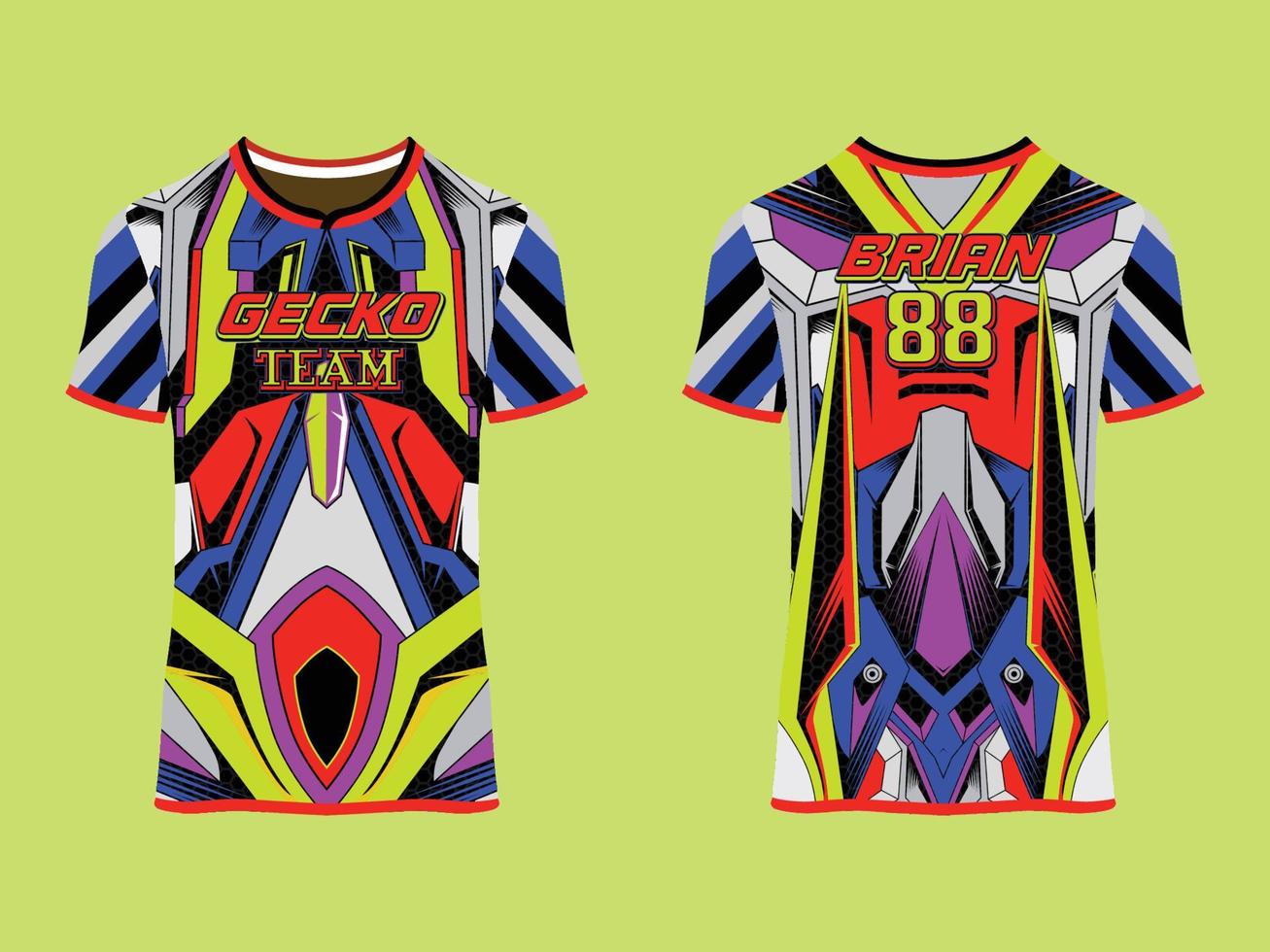 gaming jersey club abstract vector ontwerp