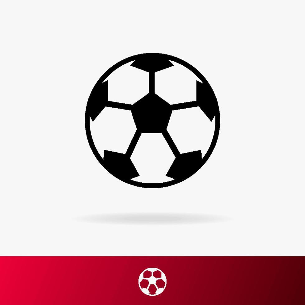 bal voor voetbal icon set geïsoleerd op de achtergrond voor toernooi, voetbal cup logo vector