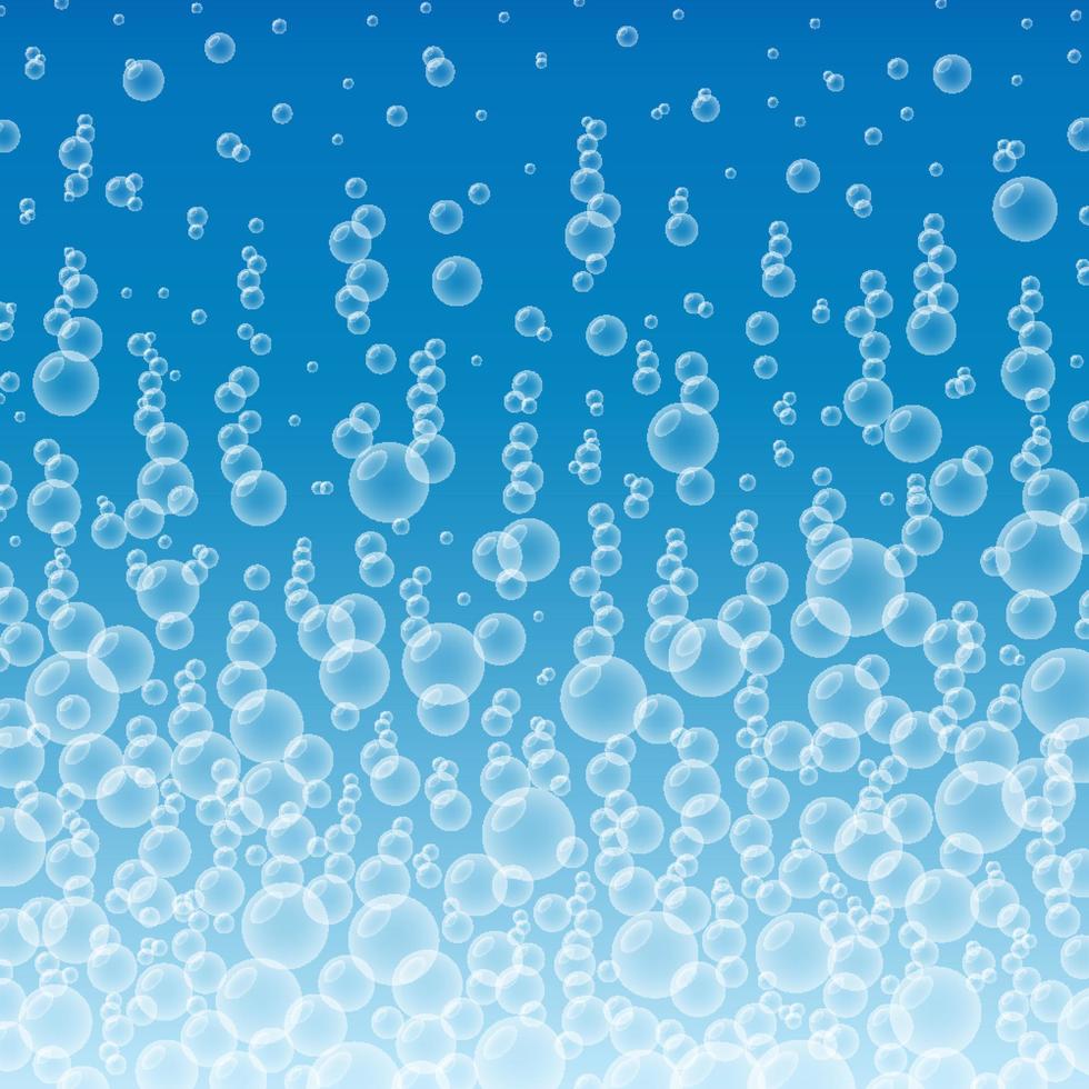 waterachtergrond met bubbels voor decoratie vector