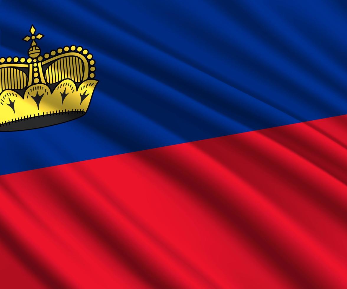 3d wapperende vlag vector