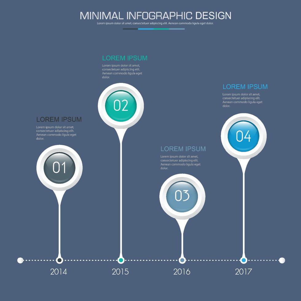 zakelijke infographic sjabloon, vectorontwerpillustratie vector