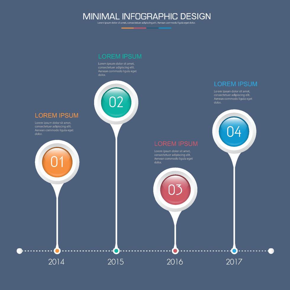 zakelijke infographic sjabloon, vectorontwerpillustratie vector