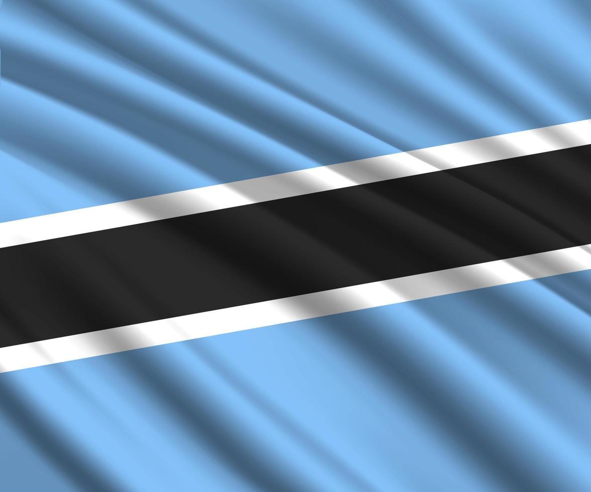 3d wapperende vlag vector