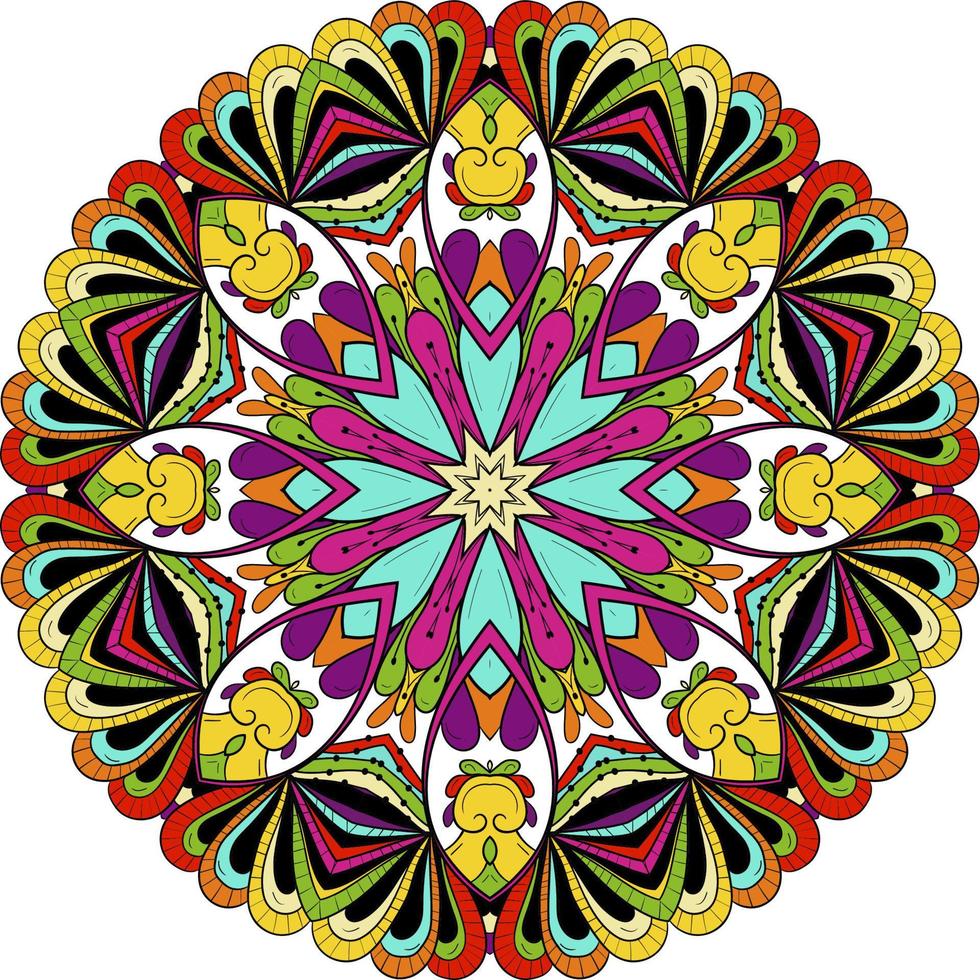 abstracte mandala-achtergrond vector