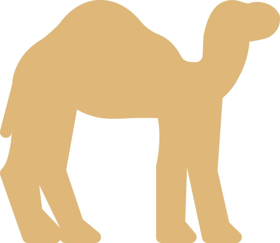 kameel vectorillustratie op een background.premium kwaliteit symbolen.vector pictogrammen voor concept en grafisch ontwerp. vector