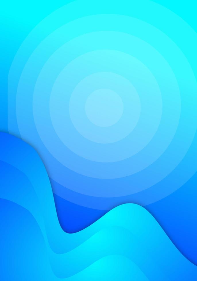 blauwe gradiënt hemelsblauw abstracte achtergrond. kan worden gebruikt als behang, poster of iets anders vector