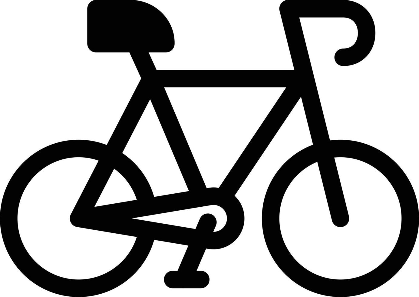 fiets vectorillustratie op een background.premium kwaliteit symbolen.vector pictogrammen voor concept en grafisch ontwerp. vector