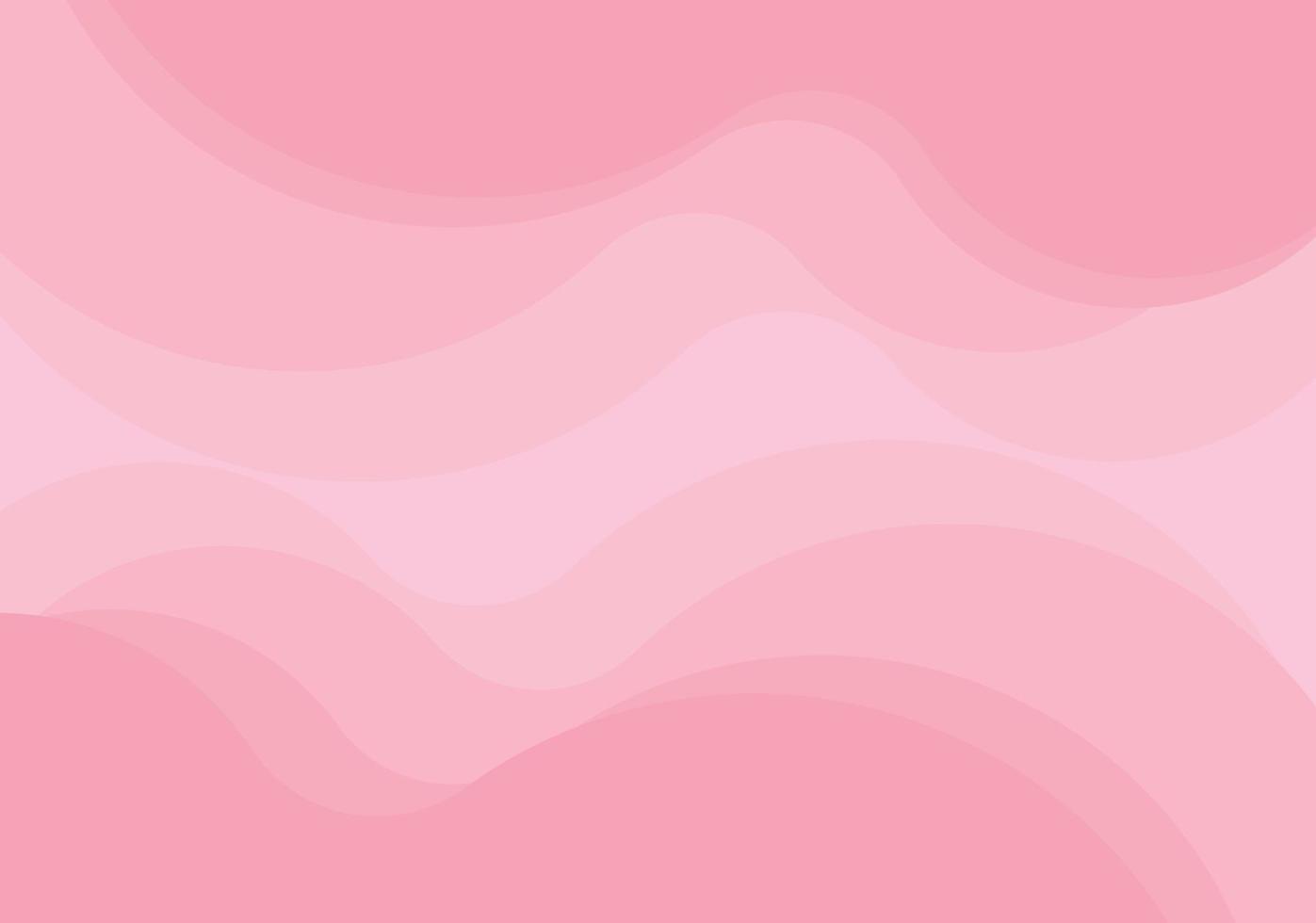 roze curvelagen lay-outconcept met kopieerruimte voor omslag, advertentie, banner, web, pagina, kaart, begroeting, landing, label en promotie. vector