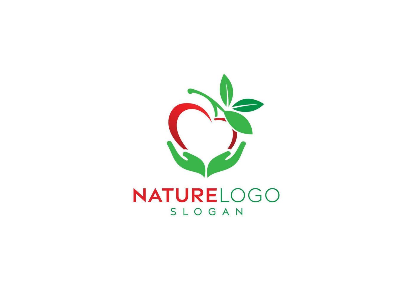 appel fruit blad logo vector ontwerp, blad zorg logo, appel logo ontwerp, natuurvoeding vector logo ontwerp