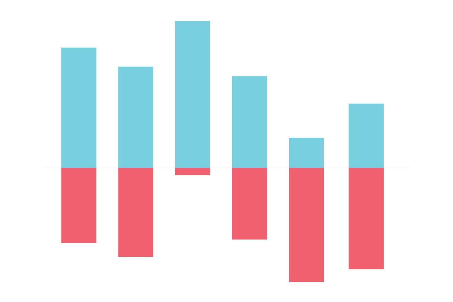 winst en verlies rapport. illustratie van infographic bedrijfs-, grafiek- en diagramplanning vector