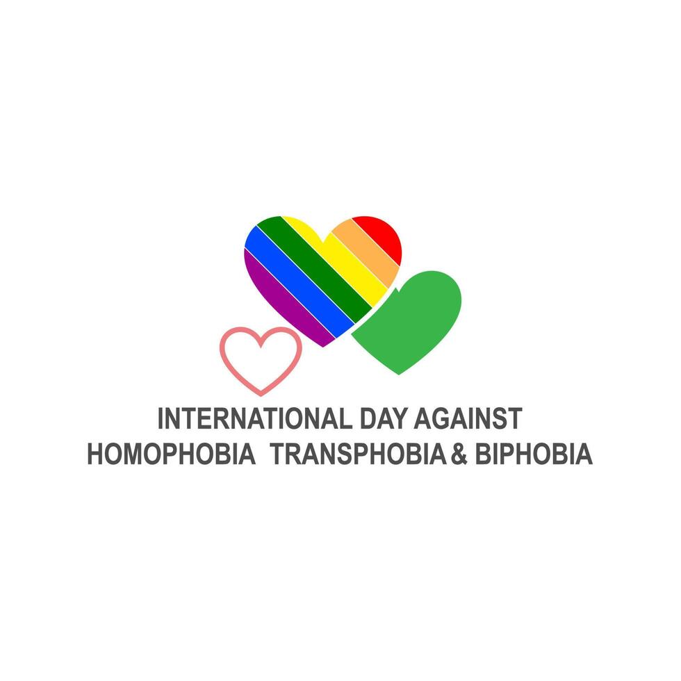 homofobie, transfobie en bifobie pictogram ontwerp illustratie vector