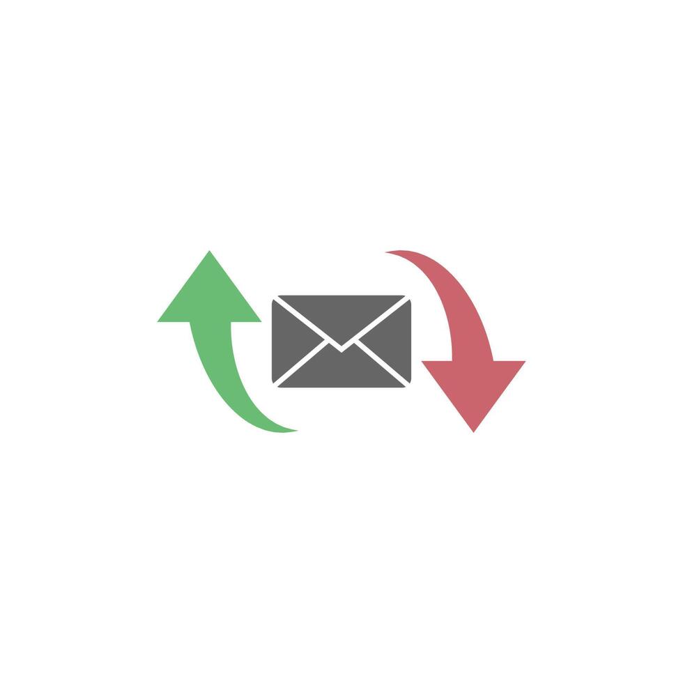 e-mail, mail envelop pictogram logo afbeelding vector