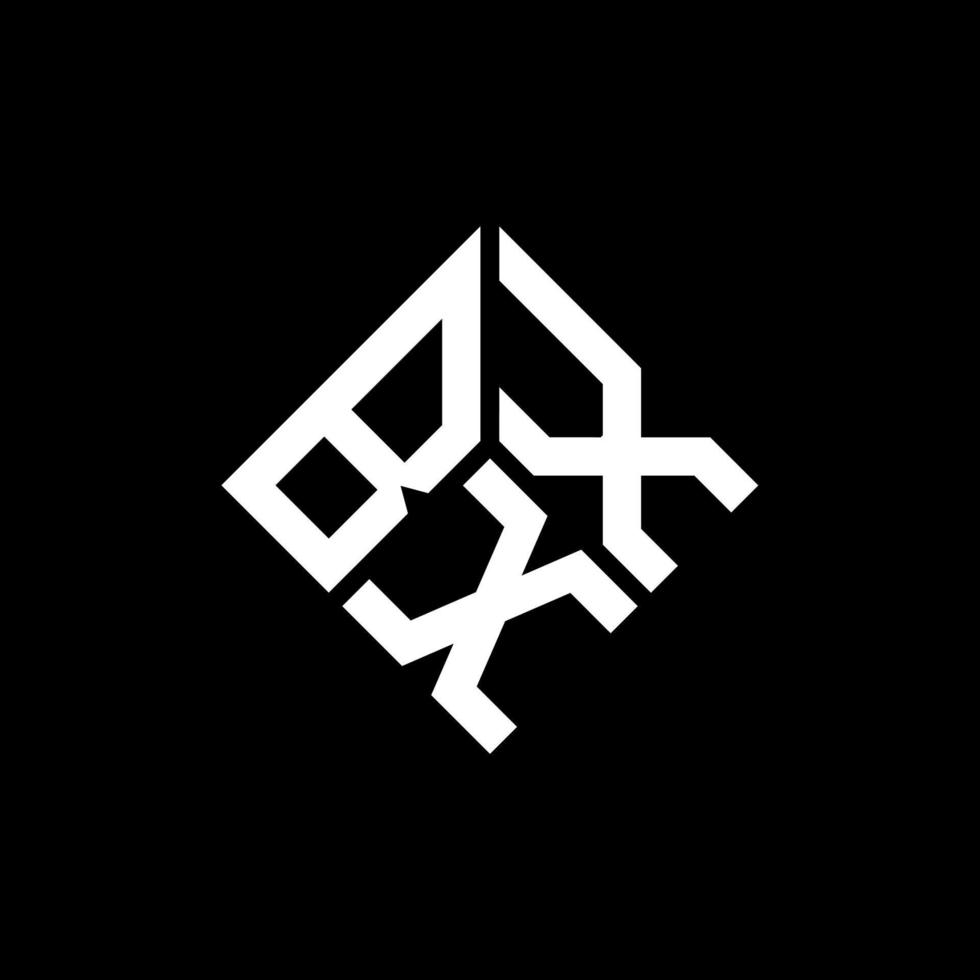bxx brief logo ontwerp op zwarte achtergrond. bxx creatieve initialen brief logo concept. bxx brief ontwerp. vector