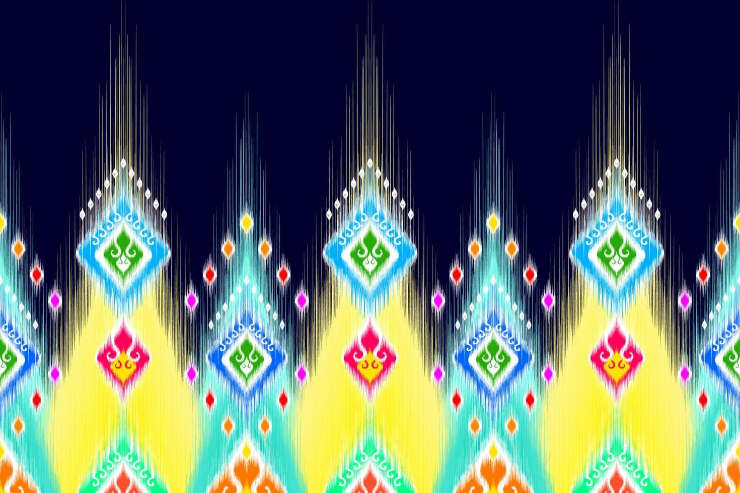 ikat abstract geometrisch etnisch patroonontwerp. Azteekse stof tapijt mandala ornament etnische chevron textiel decoratie behang. tribal boho inheemse etnische turkije traditionele borduurvector vector