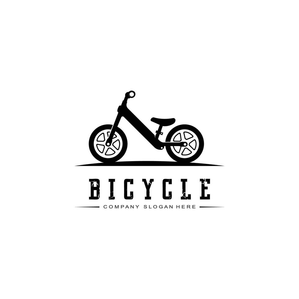 fiets logo pictogram vector, voertuig voor sport, racen, casual, downhill, retro sjabloon vector