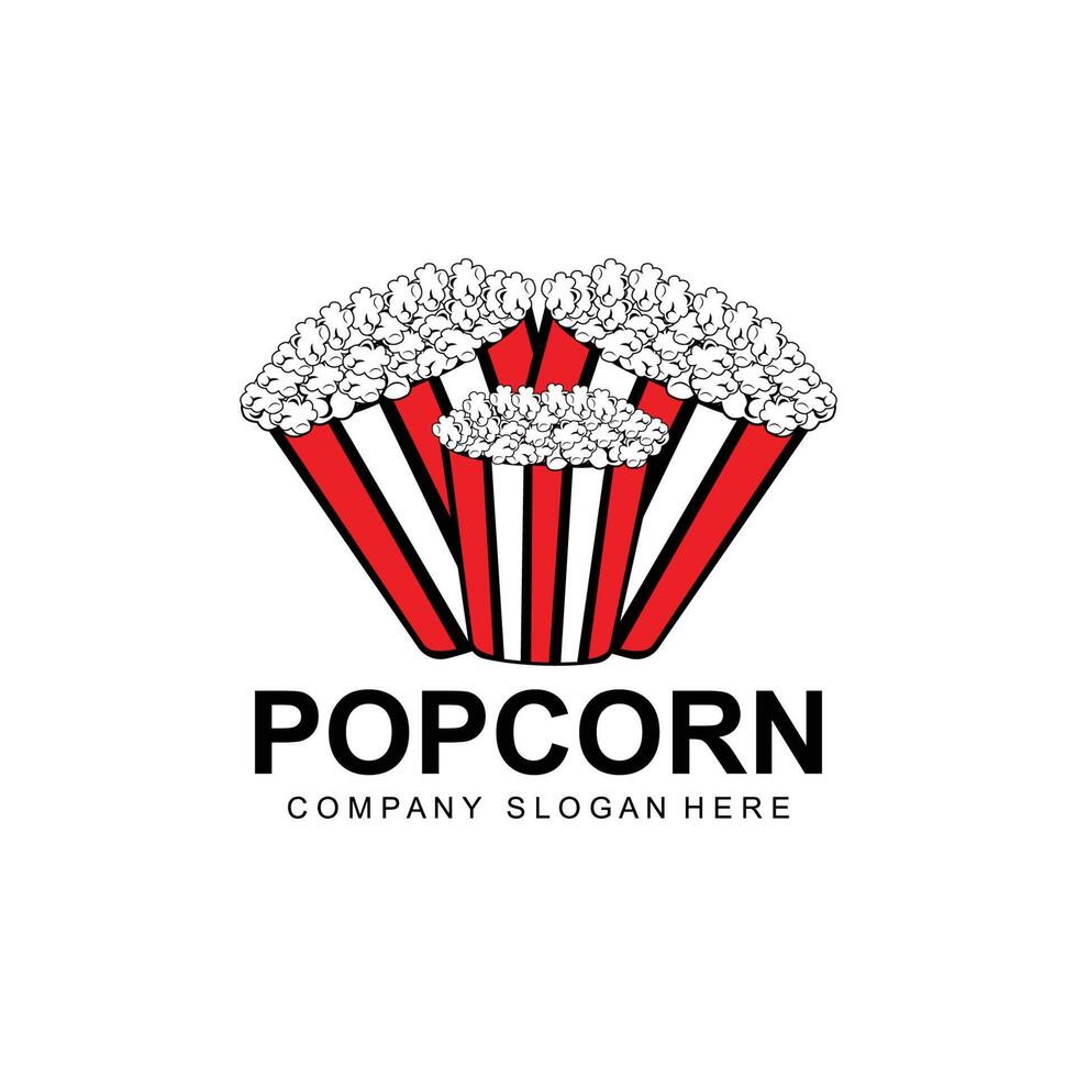 pop corn logo pictogram vector, ontploffen, bioscoop snacks, concept illustratie vector