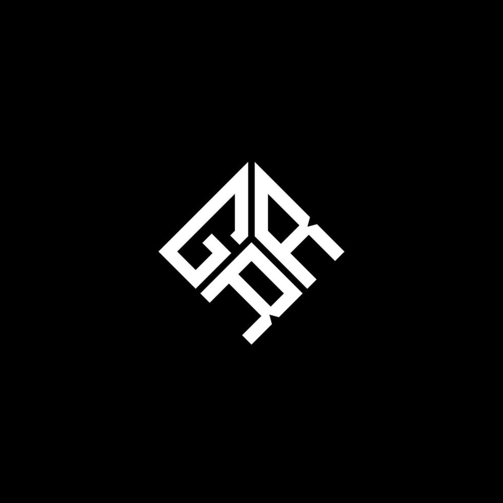 grr brief logo ontwerp op zwarte achtergrond. grr creatieve initialen brief logo concept. grr brief ontwerp. vector