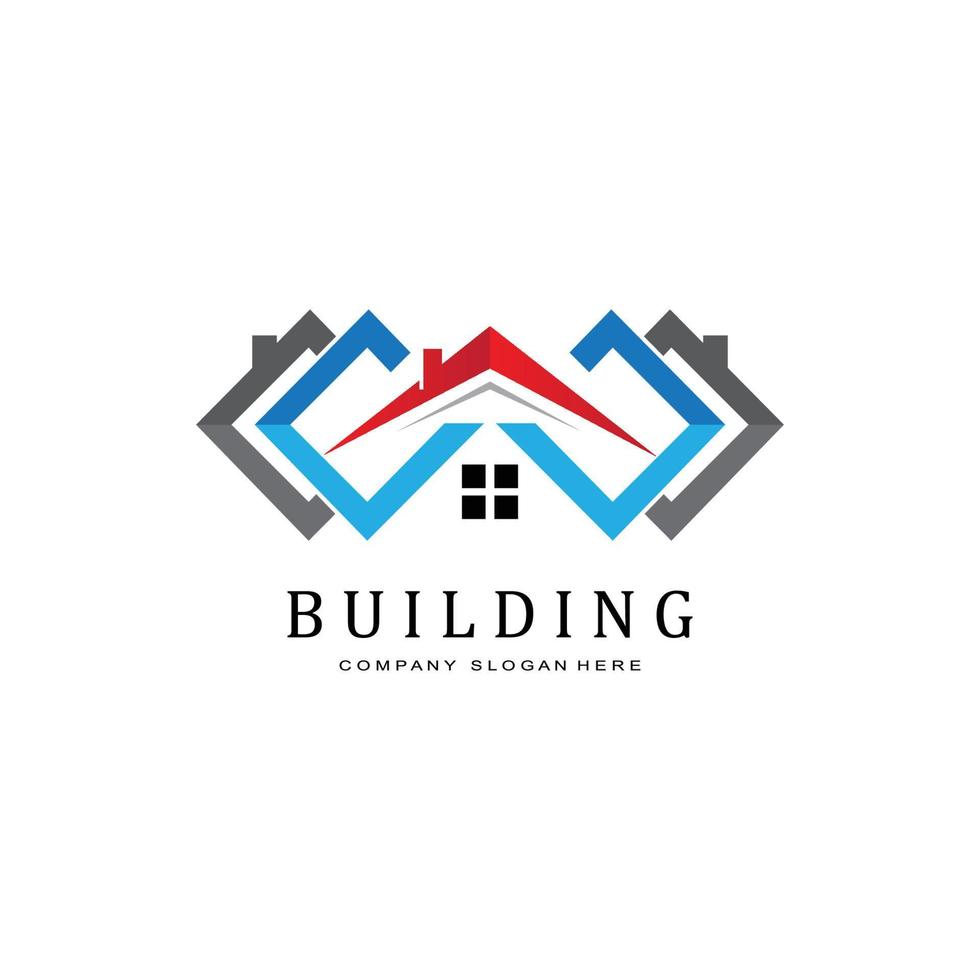 eigendom en bouw logo gratis vector icon