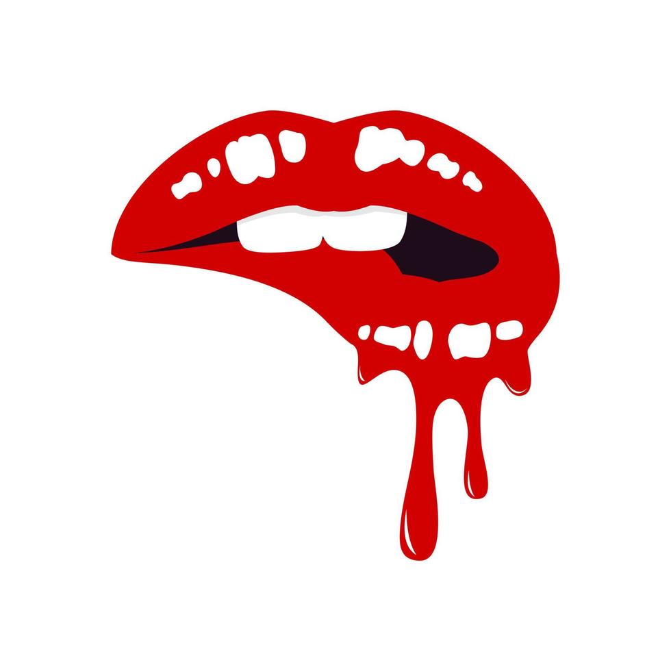 hete lippen vrouwen vector