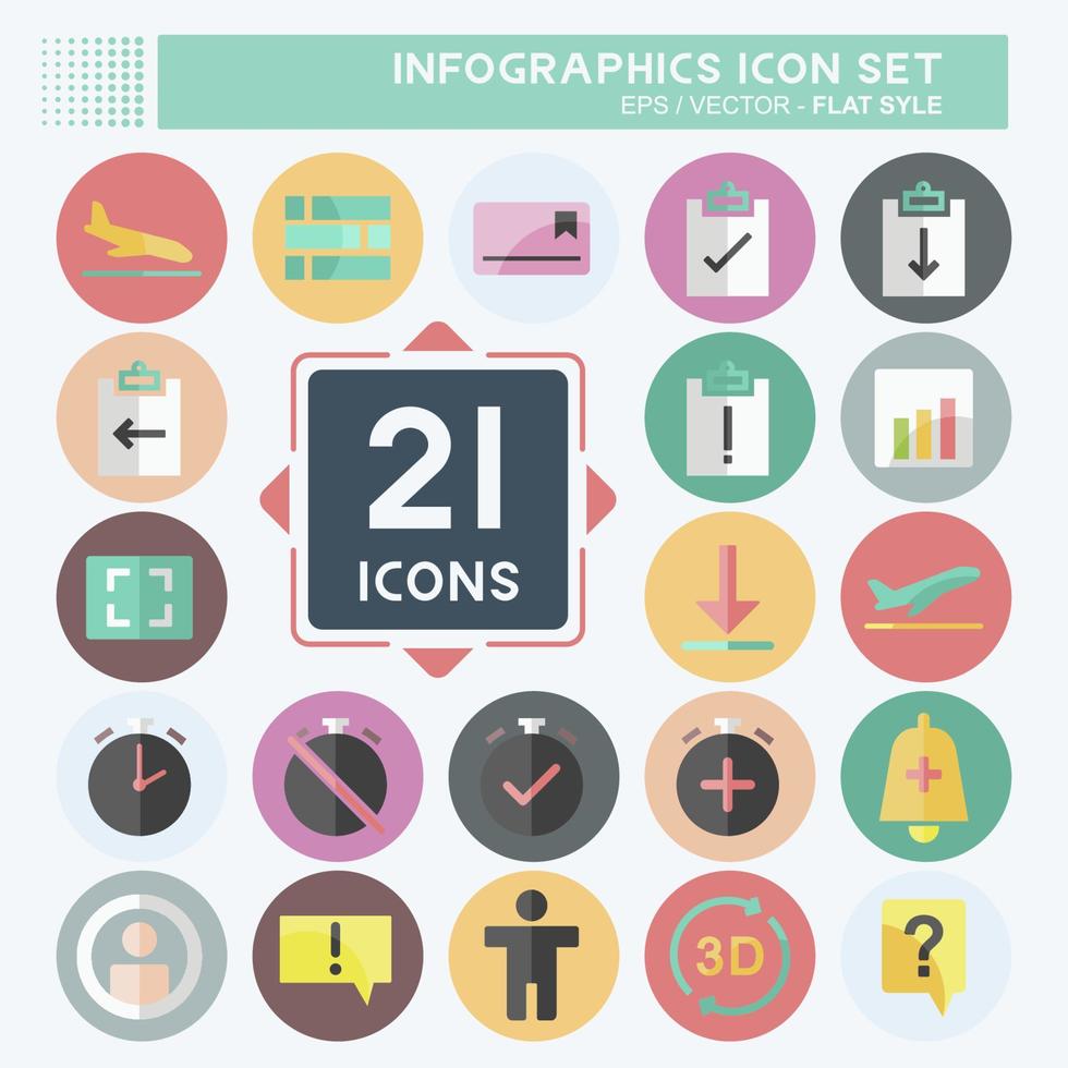 infographics pictogramserie. geschikt voor onderwijs symbool: vector