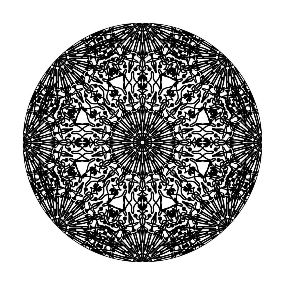 handgetekende mandala. decoratie in etnische oosterse doodle sieraad. vector