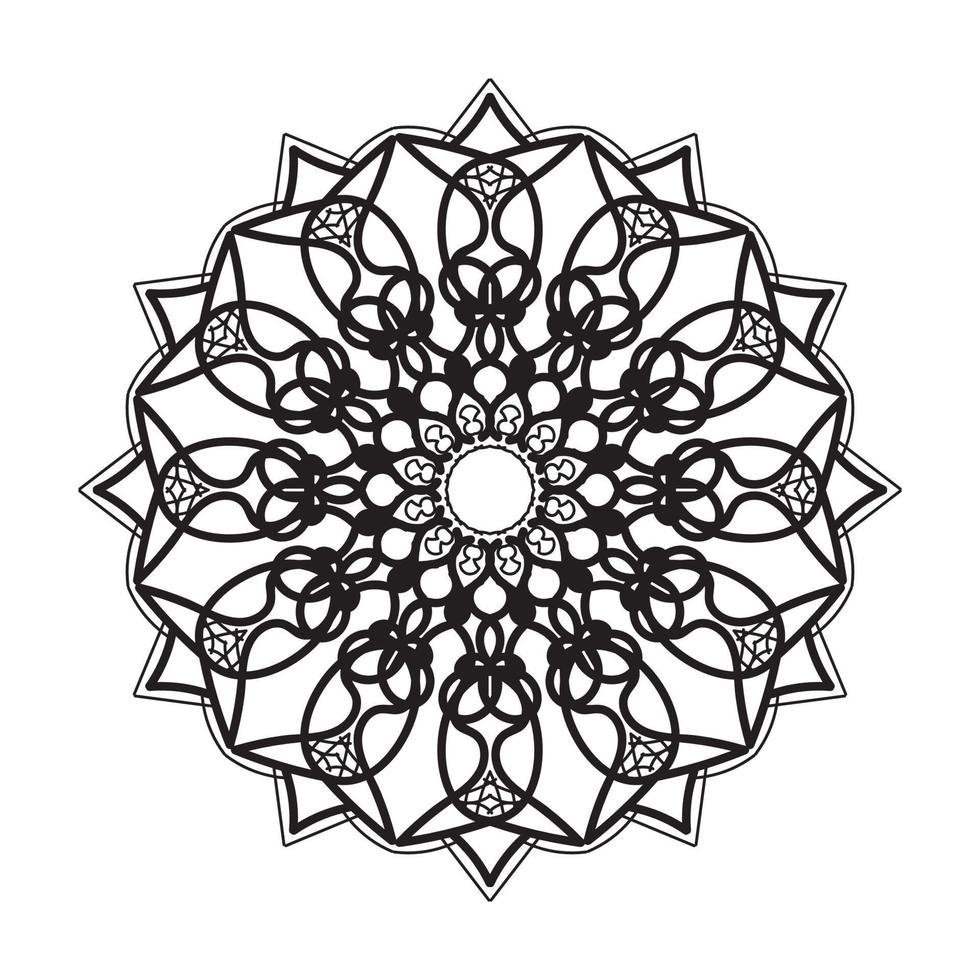 handgetekende mandala. decoratie in etnische oosterse doodle sieraad. vector