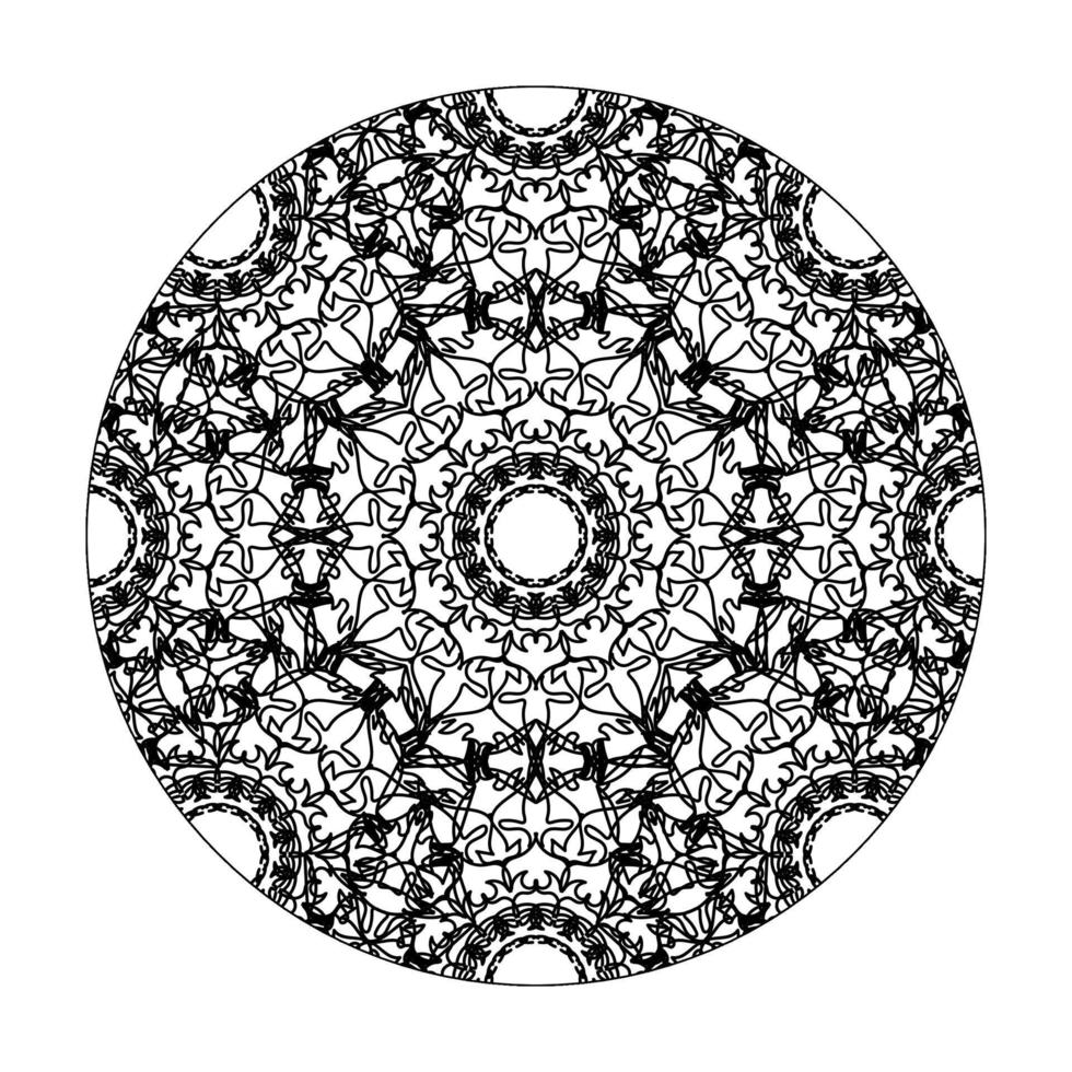 handgetekende mandala. decoratie in etnische oosterse doodle sieraad. vector