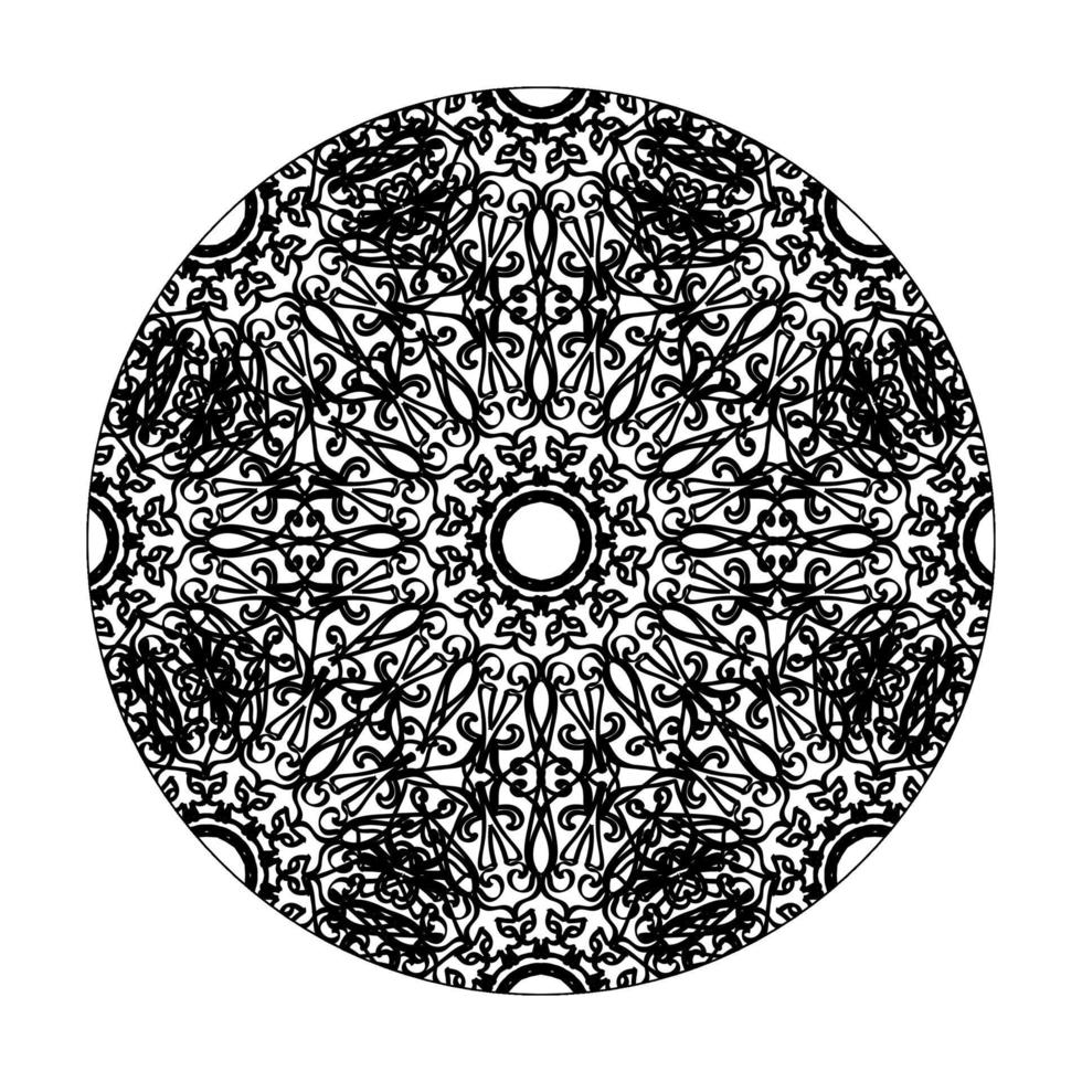 handgetekende mandala. decoratie in etnische oosterse doodle sieraad. vector