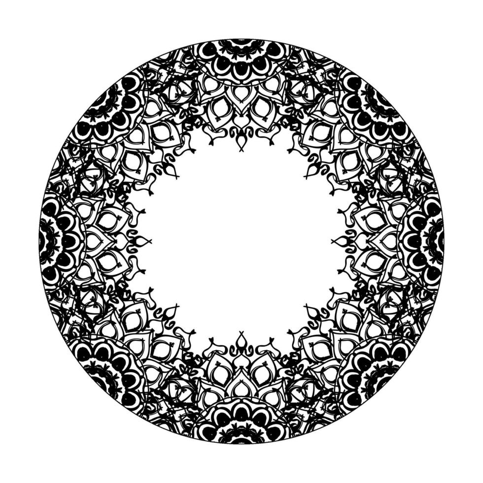 handgetekende mandala. decoratie in etnische oosterse doodle sieraad. vector