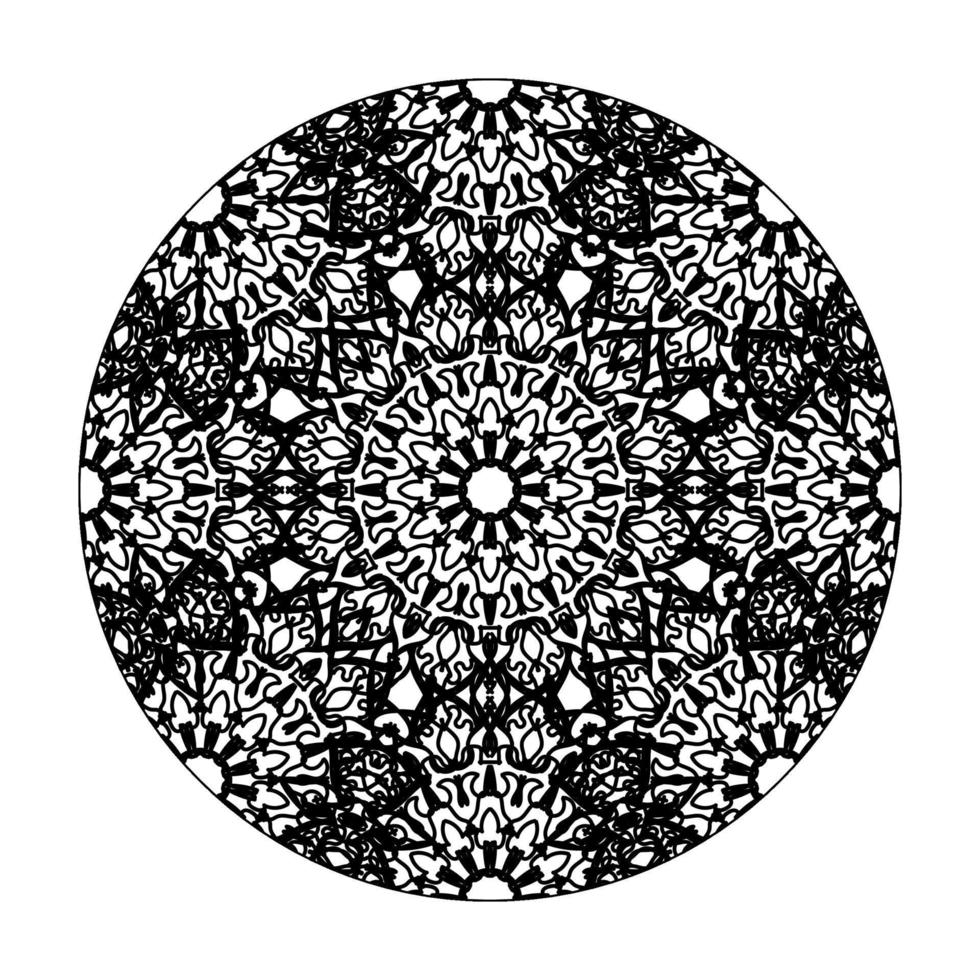 handgetekende mandala. decoratie in etnische oosterse doodle sieraad. vector