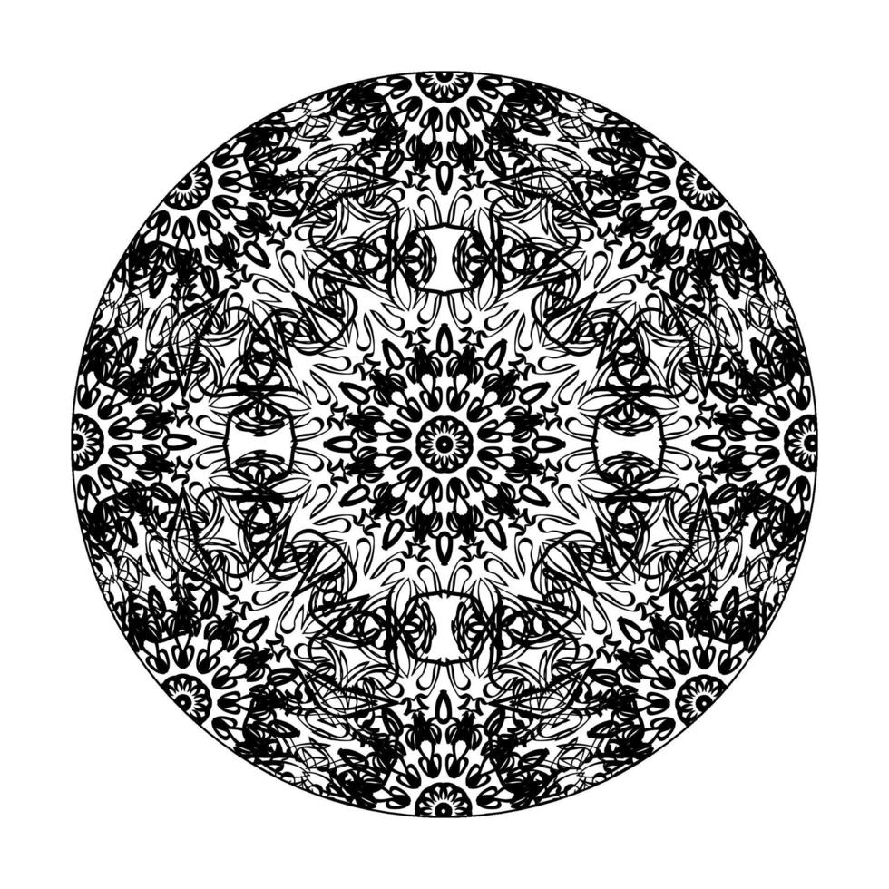 handgetekende mandala. decoratie in etnische oosterse doodle sieraad. vector