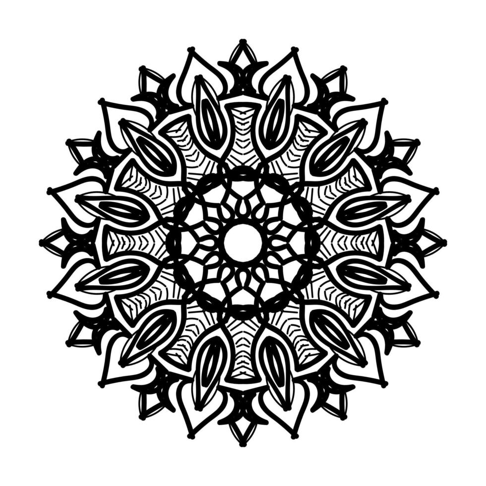 handgetekende mandala. decoratie in etnische oosterse doodle sieraad. vector