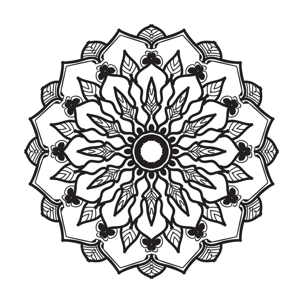 handgetekende mandala. decoratie in etnische oosterse doodle sieraad. vector